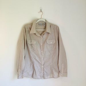 Chico’s lightweight button-up blouse SIZE 3